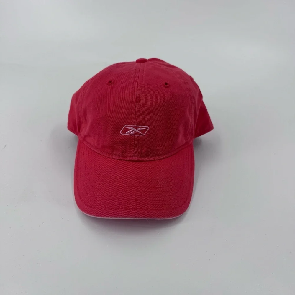 Reebok Red and Pink Baseball Cap with Embroidered Logo‎